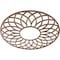 Ekena Millwork Cannes Wood Fretwork Pierced Ceiling Medallion, Walnut, 22"OD x 7 1/2"ID x 1/4"T CMWP22X22X0250CNWA - alternate 2